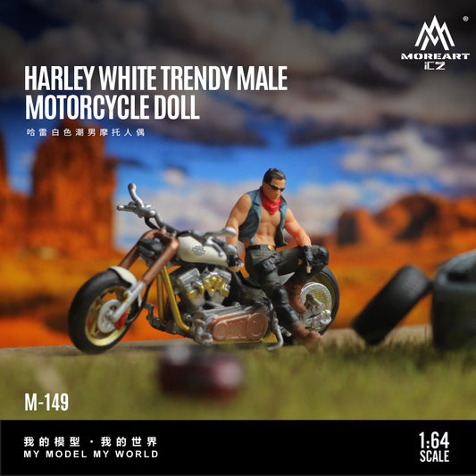 Góc trước xe Harley-Davidson White