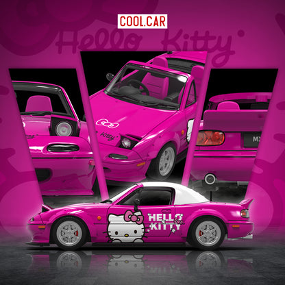 Xe Mazda MX5 Hello Kitty tỉ lệ 1:64