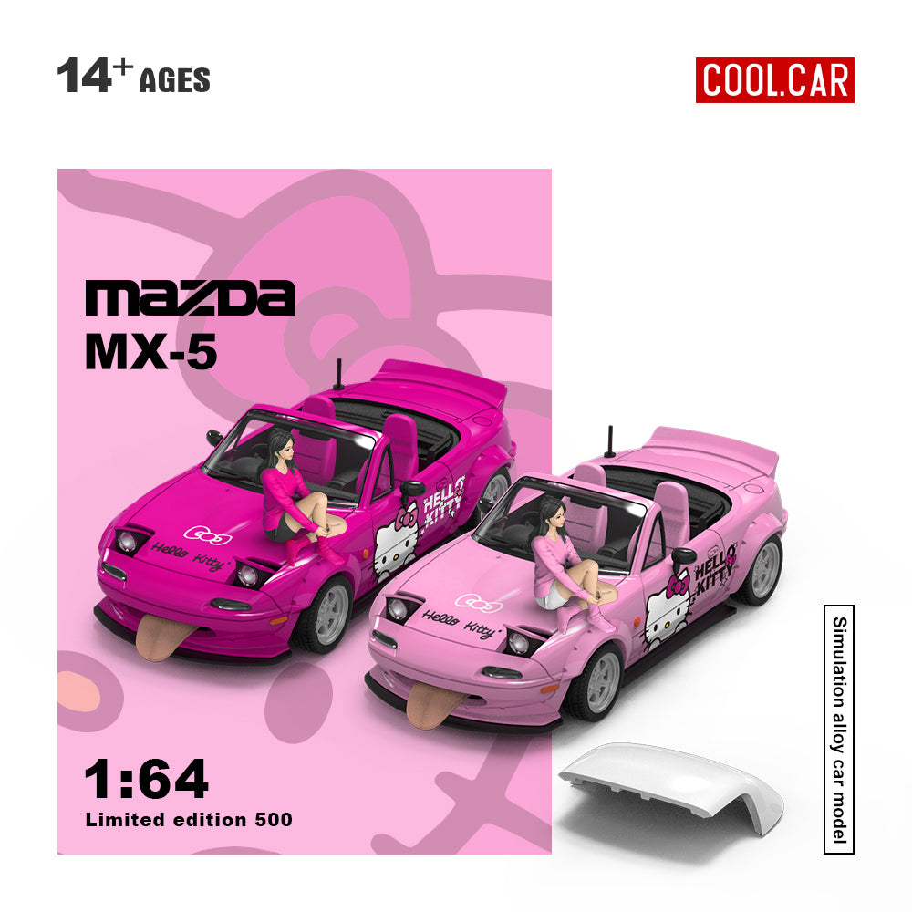 Xe Mazda MX5 Hello Kitty tỉ lệ 1:64