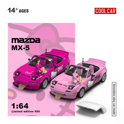 Xe Mazda MX5 Hello Kitty tỉ lệ 1:64