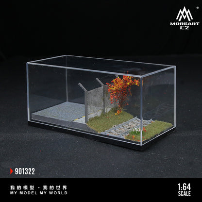 Góc nghiêng trái diorama Railway Scenery MOREART