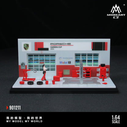 Chi tiết bên trong xưởng sửa chữa Porsche MOREART