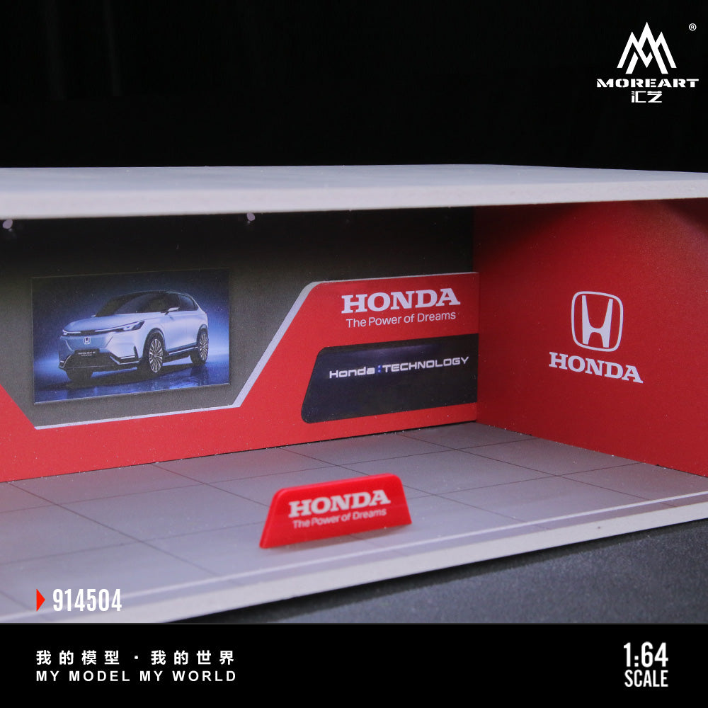Mô hình diorama Honda Showroom Moreart nhìn từ trên xuống