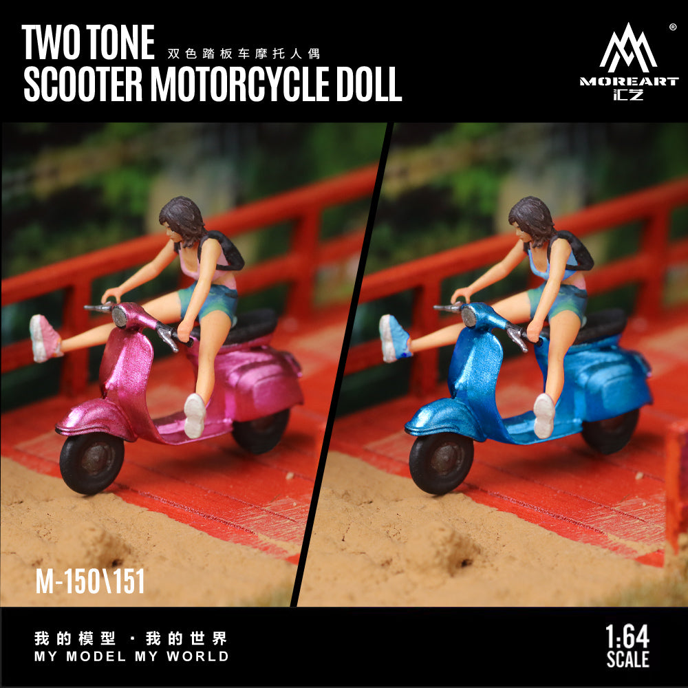 Mô hình diorama Pink Scooter Moreart toàn cảnh