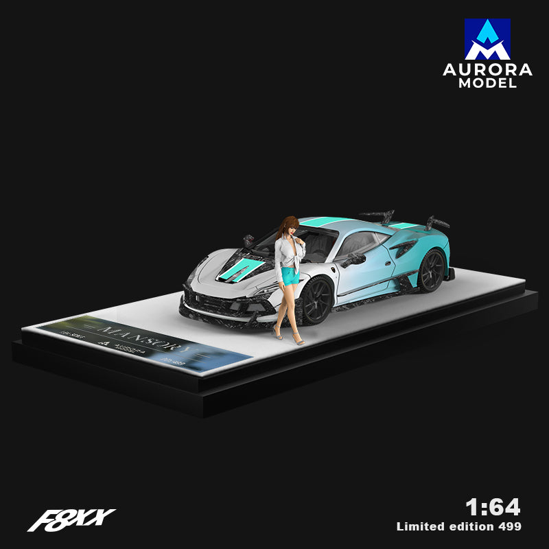 Mô hình Mansari F8XX màu xanh lá cây Aurora Model