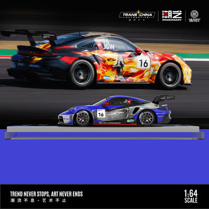 Đuôi xe Porsche 911 GT3 CUP-16 tỉ lệ 1:64