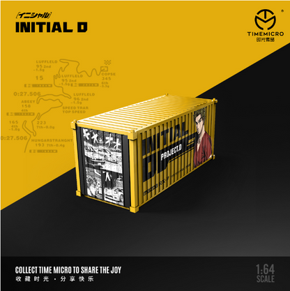 Mô hình diorama TIME BOX Container-Initial D Manga Version 1:64