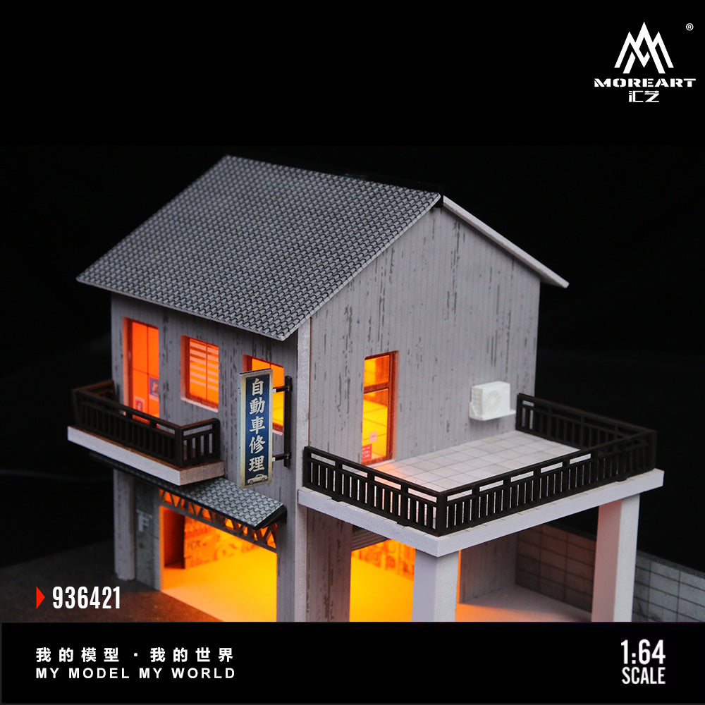 Tổng quan diorama xưởng sửa xe