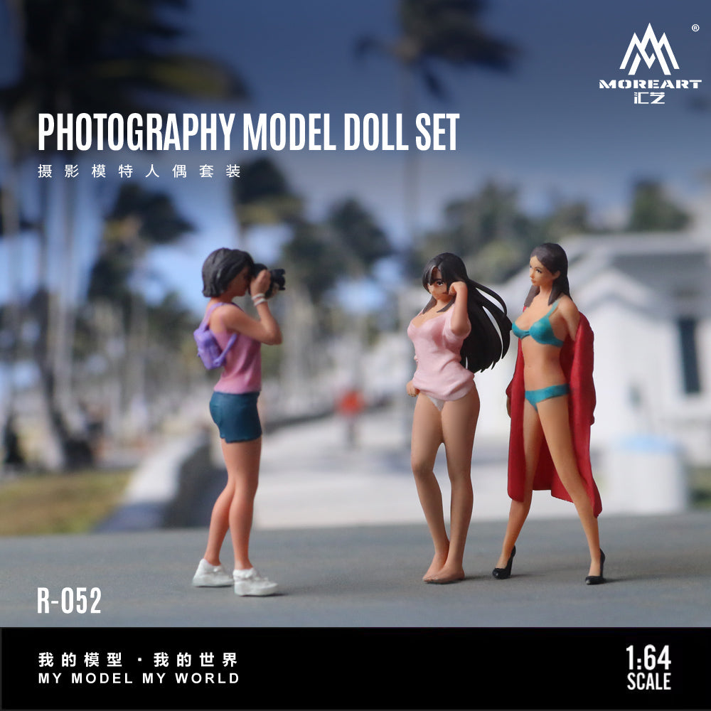 Mô hình diorama Photography Doll Set góc tổng thể