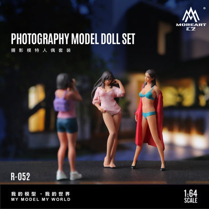 Mô hình diorama Photography Doll Set cận cảnh nhân vật