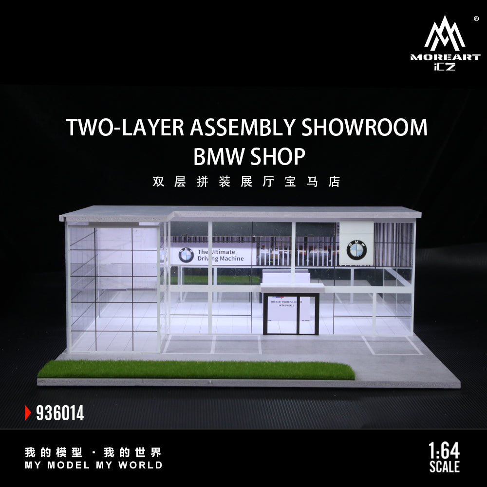 Showroom BMW 2 tầng Moreart tỉ lệ 1:64