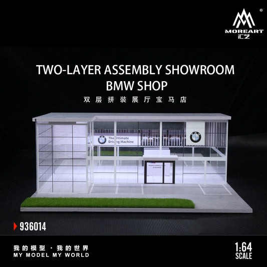 Showroom BMW 2 tầng Moreart tỉ lệ 1:64