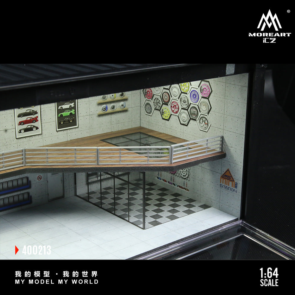 Mô hình Container Repair Shop F với đầy đủ phụ kiện