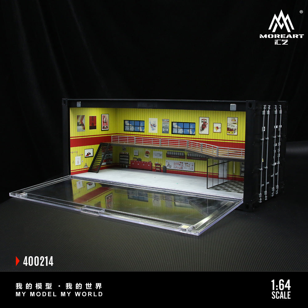 Mô hình diorama MOREART 1:64 Container-Repair Shop Scene G Model