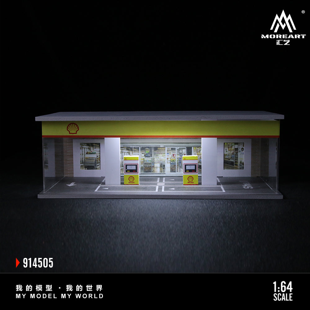 Toàn cảnh diorama trạm xăng Shell