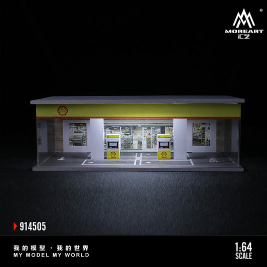 Toàn cảnh diorama trạm xăng Shell
