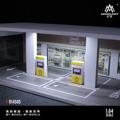 Chi tiết máy bơm xăng của trạm Shell