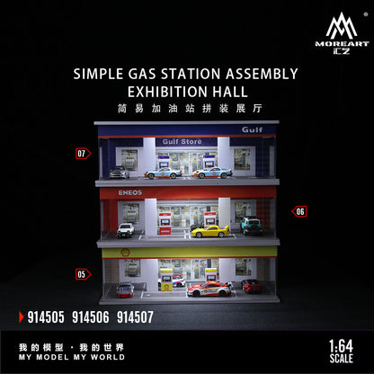 Mô hình ENEOS Gas Station tỉ lệ 1:64
