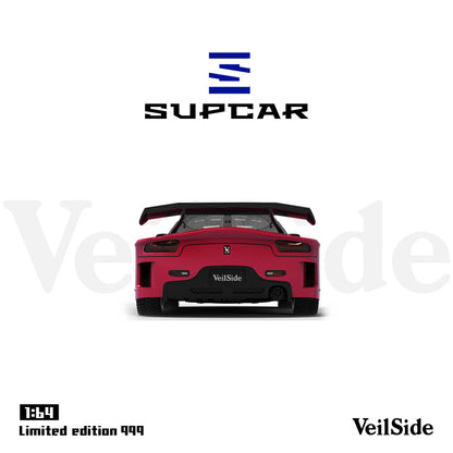 Mô hình xe RX-7 Veilside màu đỏ hồng