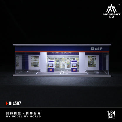 Tổng quan diorama Gulf Gas Station