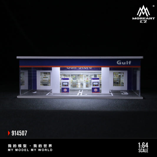 Tổng quan diorama Gulf Gas Station
