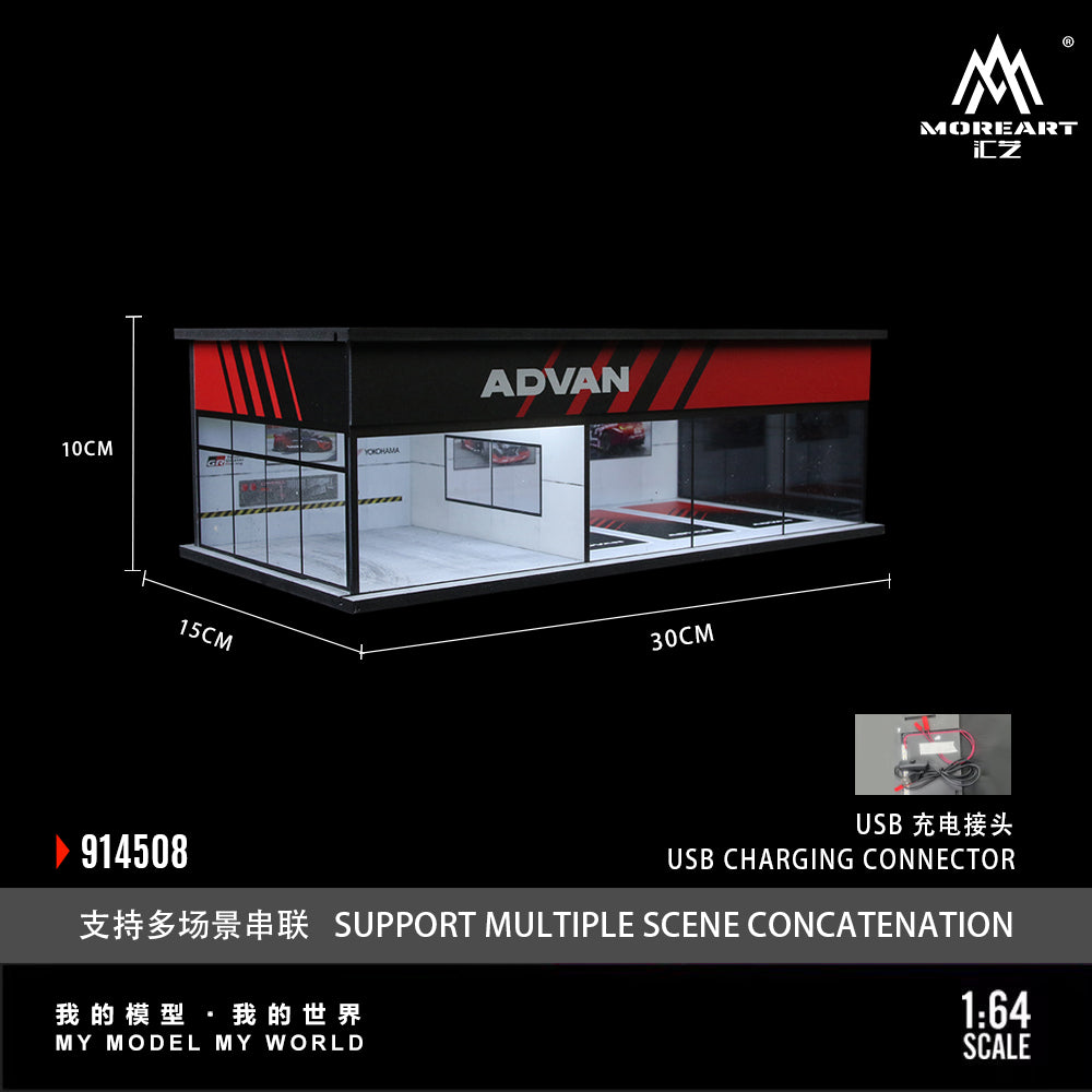 Chi tiết bên trong diorama Advan