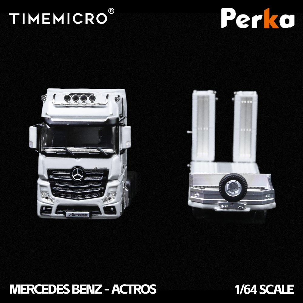 Mô hình xe Mercedes-Benz Flatbed Truck White nội thất