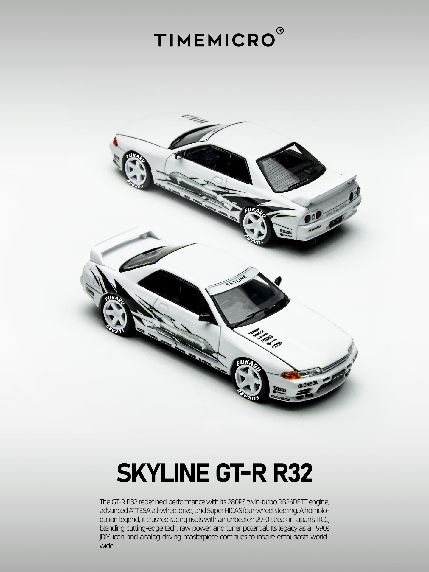 Góc nghiêng xe Skyline GT-R R32 Los Santos 1:64
