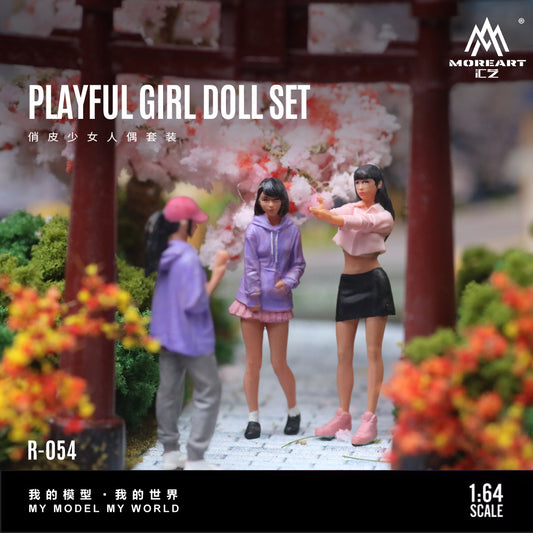 Mô hình Playful Girl MoreArt góc trước