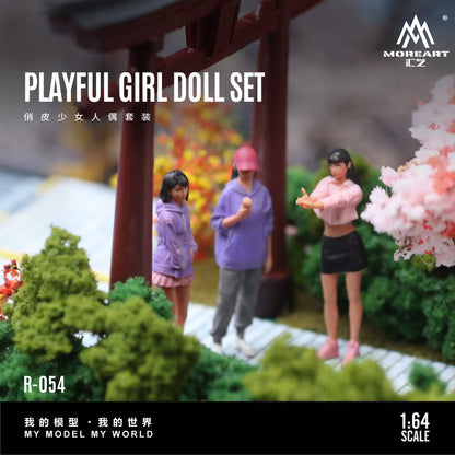 Góc nghiêng mô hình Playful Girl 1:64