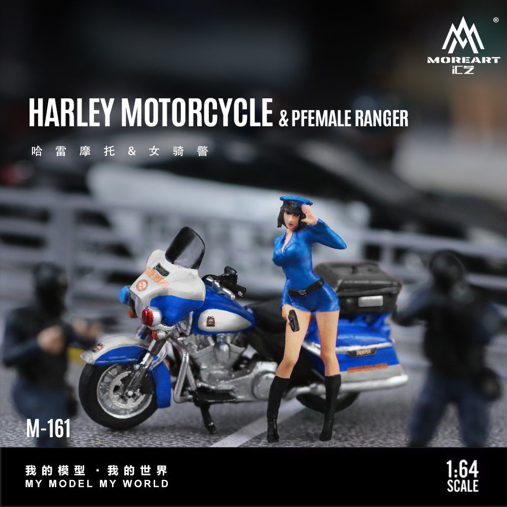 Góc nghiêng mô hình Harley-Davidson 1:64