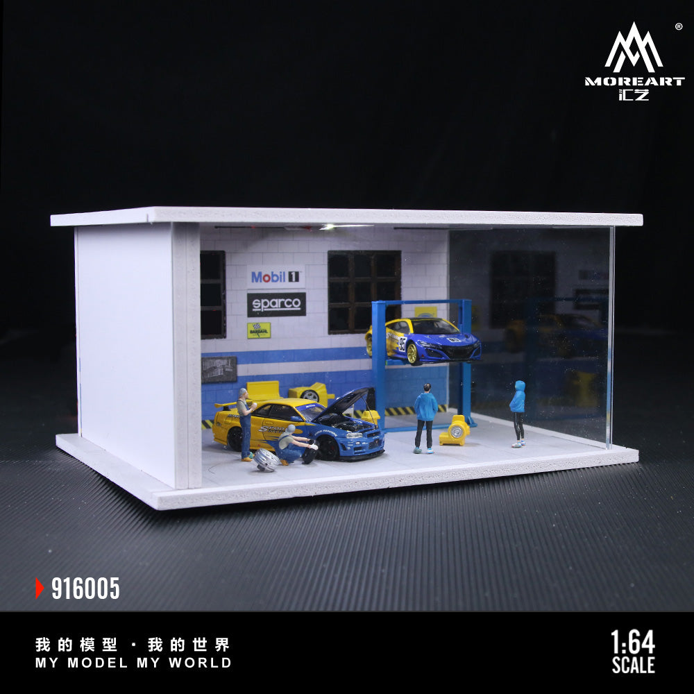 Mô hình Auto Repair Shop D-style với xe hơi tỉ lệ 1:64