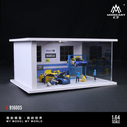 Mô hình Auto Repair Shop D-style với xe hơi tỉ lệ 1:64