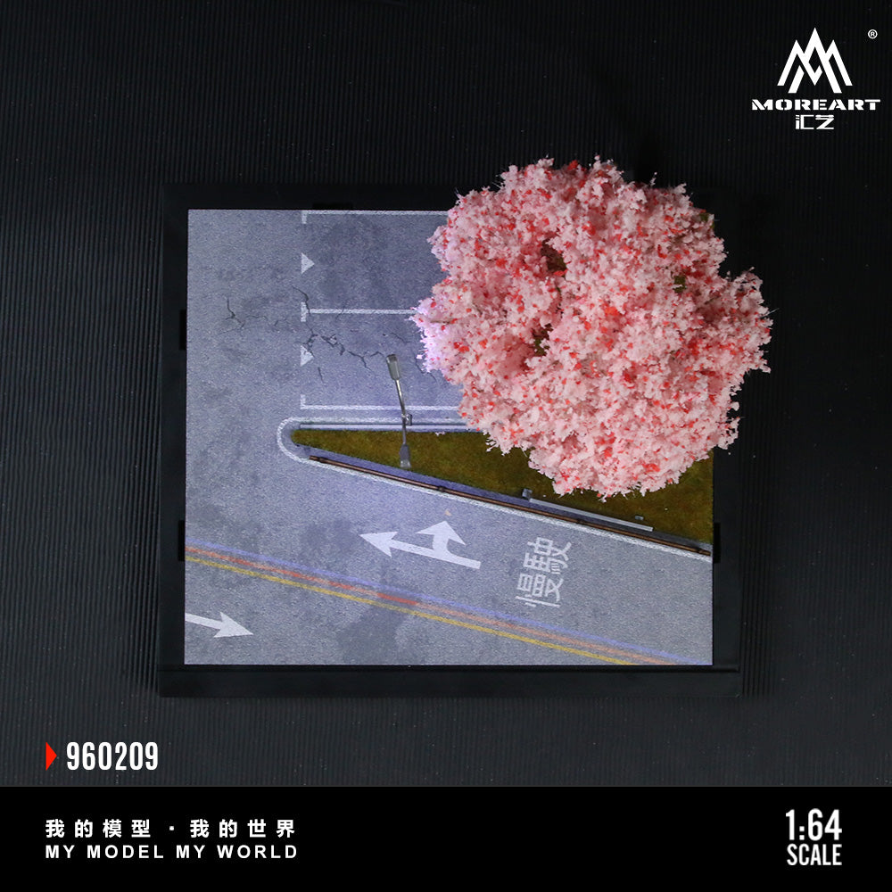 Diorama đường phố với nhiều chi tiết nhỏ tỉ lệ 1:64