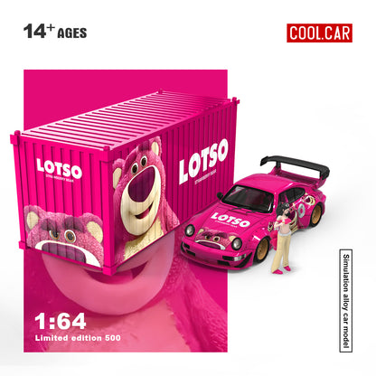 Mặt trước xe Cool Car Strawberry Bear-Container