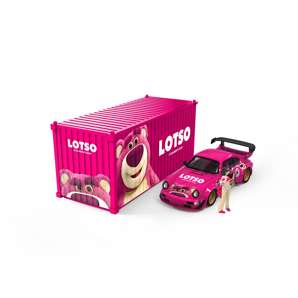 Toàn cảnh xe Cool Car Strawberry Bear-Container