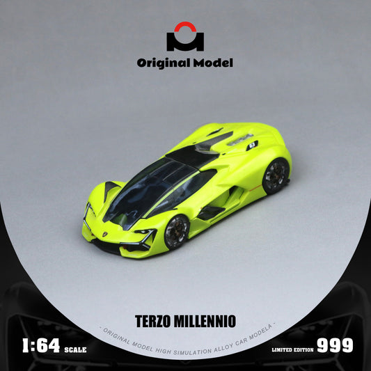 Mô hình Terzo Millennio Fluorescent Green góc trước