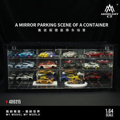 Mô hình diorama MOREART Container Mirror Parking Scene 1:64