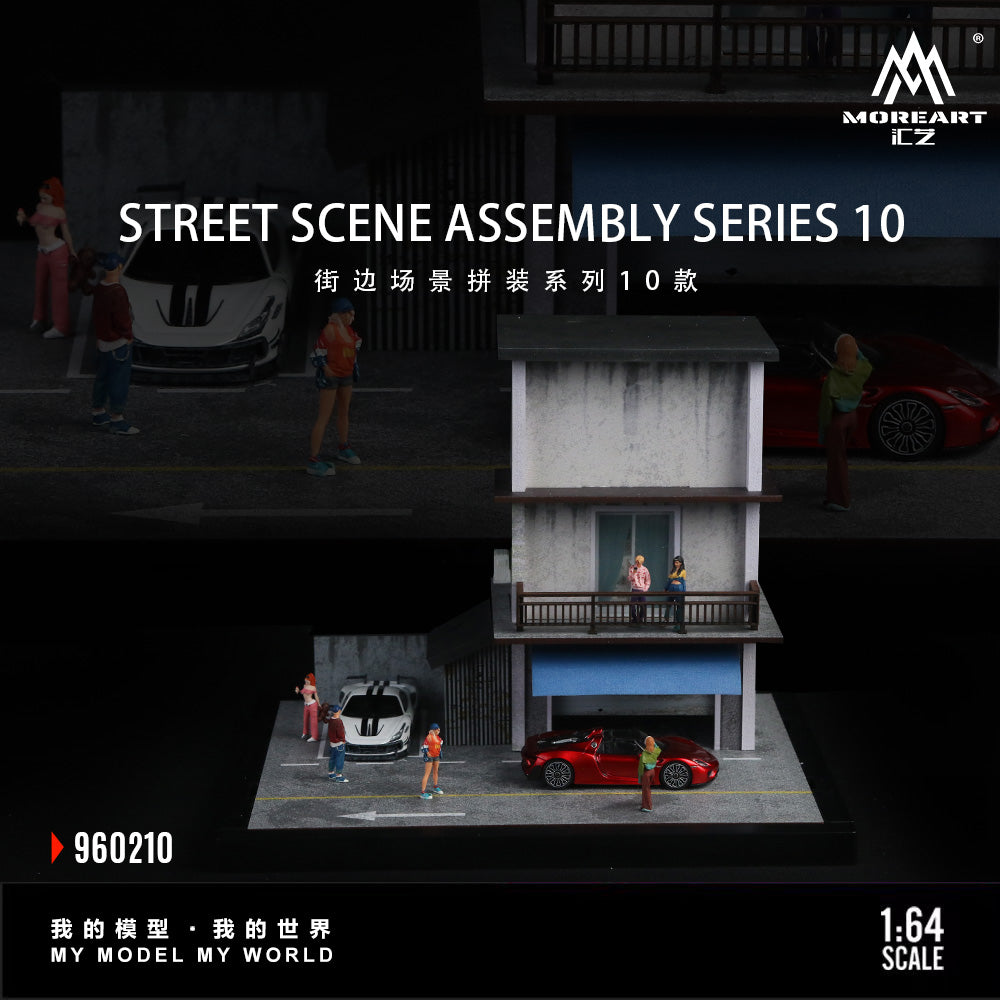 Mô hình Diorama Street Scene 1:64 góc tổng quan