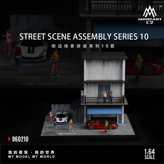 Mô hình Diorama Street Scene 1:64 góc tổng quan