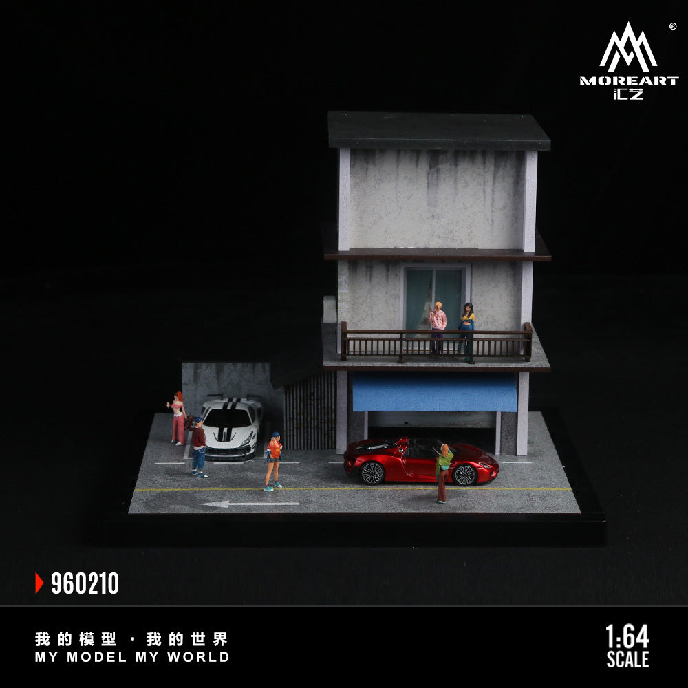 Mô hình Street Scene của MOREART nhìn từ trên xuống