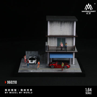 Mô hình Street Scene của MOREART nhìn từ trên xuống