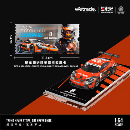 Mô hình Porsche 911 GT3 CUP-8 1:64 góc trước