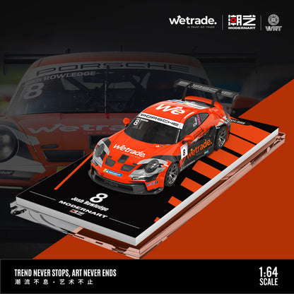 Mô hình Porsche 911 GT3 CUP-8 1:64 góc sau
