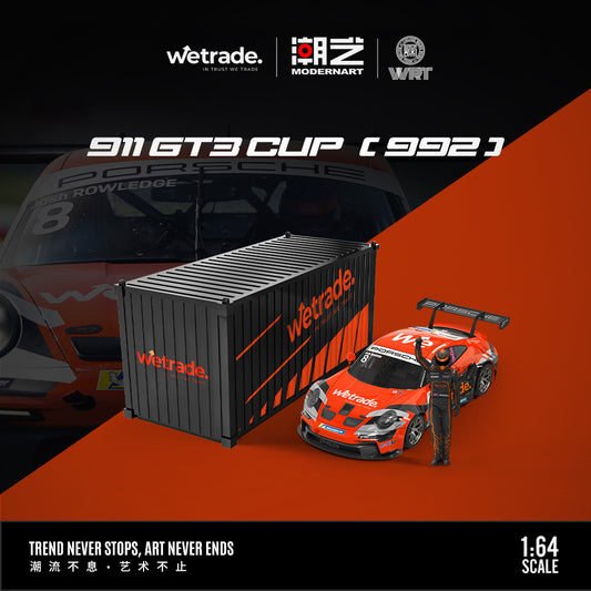 Mô hình Porsche 911 GT3 CUP-8 1:64 góc trước