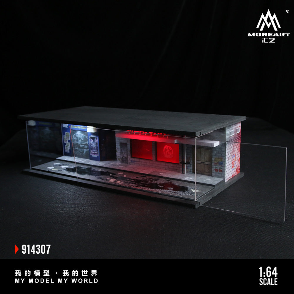 Mô hình Diorama Cyberpunk Lighted Model Set 1:64 chi tiết đèn