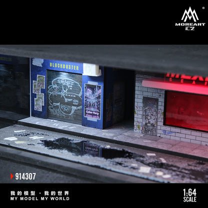 Chi tiết đường phố Cyberpunk Lighted Model Set