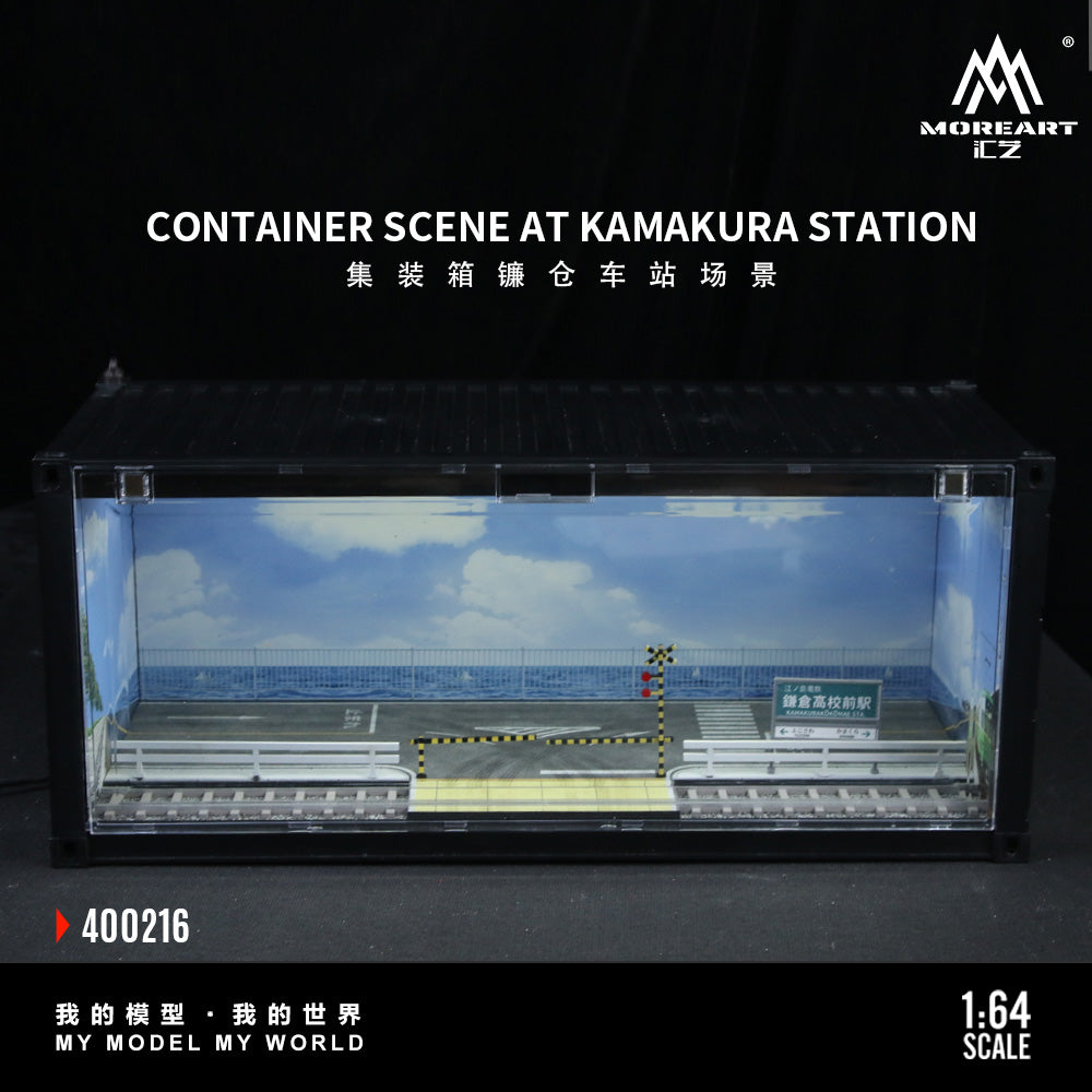 Mô hình diorama Container Station góc tổng quan