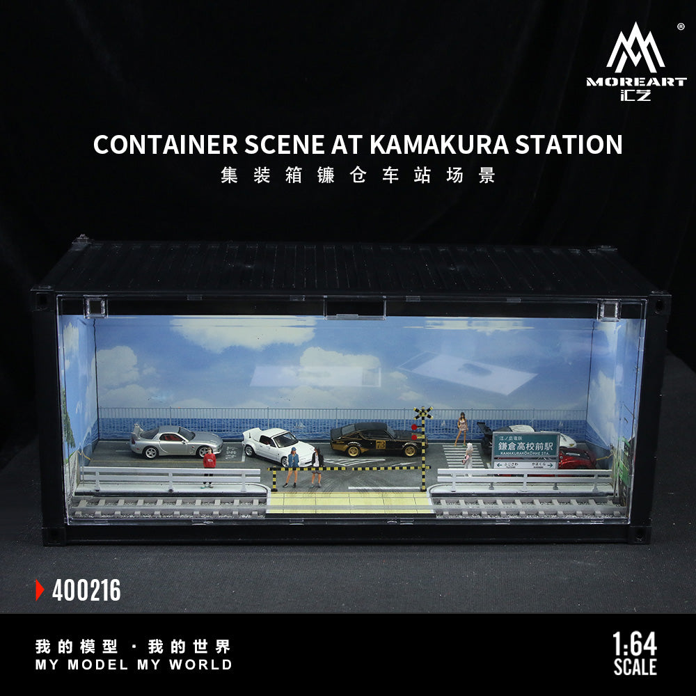 Mô hình diorama Container Station góc trước