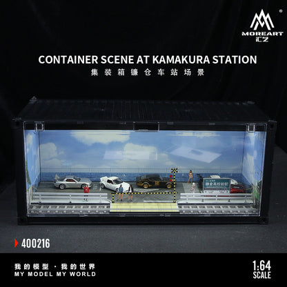 Mô hình diorama Container Station góc trước